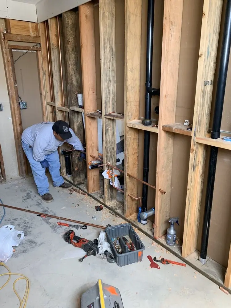 Commercial rough-in plumbing for Gas Line Repair in East Billerica